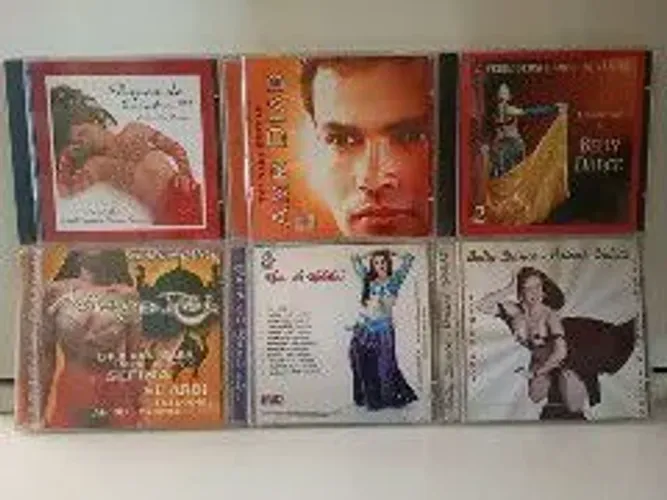 COLEÇÃO DE 19 CDS DE MUSICA ÁRABE DIVERSAS