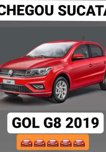 Sucata gol g8 2019 para retirada de peças