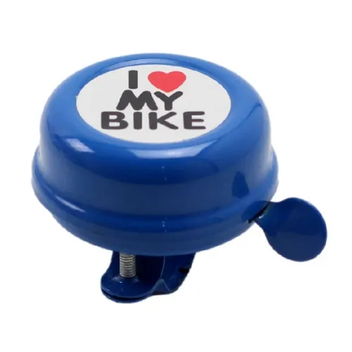 Buzina Campainha Trim-trim Bike I Love My Bike Aço Várias Cores 7753