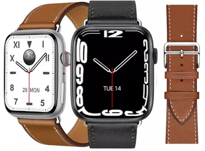 Pulseira couro 42/44/45mm Black Friday 