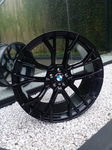 Promoção Rodas Bmw X-5/ x-6 M Preto Brilhante 5x112 - 22x9,5 e 22x10,5 aro 22 duas talas