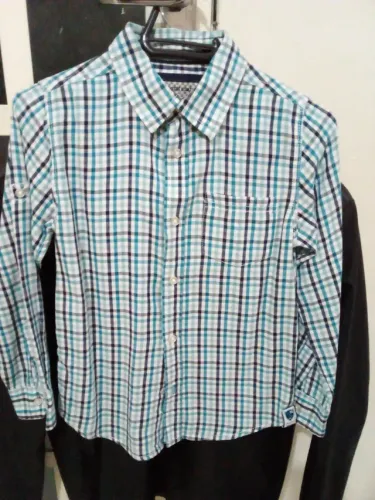 Camisa xadrez infantil
