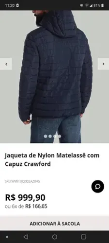 Jaqueta Crawford nylon