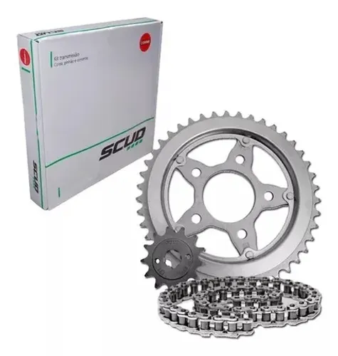 Kit Transmissão Relação Xr 200 Scud (Entrega Grátis)
