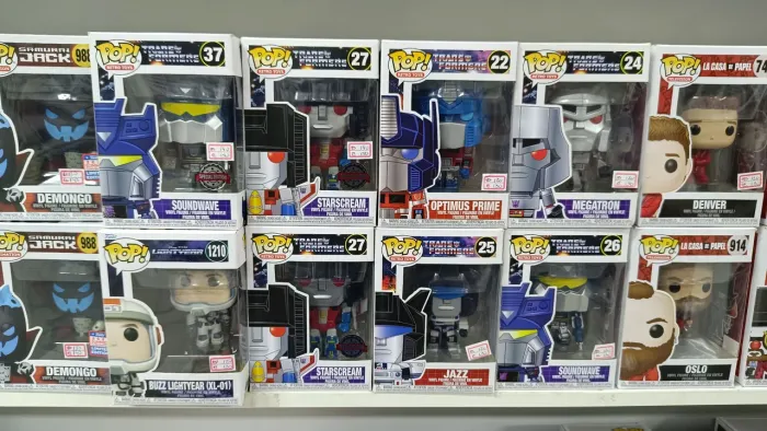Coleção de Funko Pop Transformers!