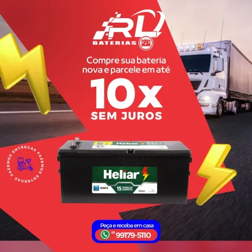 Bateria para carreta 150ah na RL baterias 