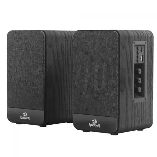 Caixa de Som Gamer Redragon BT Mouthpiece GS813 20W RGB Stereo 2.0 Bass Bluetooth - WZetta