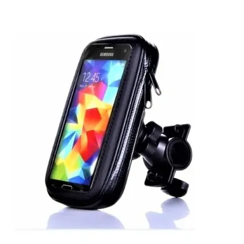 (Aceito cartão) Suporte Capa p/ Celular Moto, Bicicleta à Prova D'água