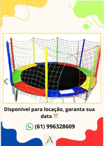 Aluguel de pula pula, o dia todo. 