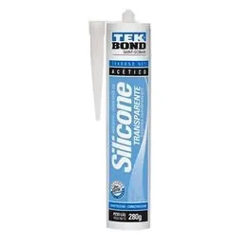 Adesivo Silicone 280 Gramas Incolor - Tek Bond