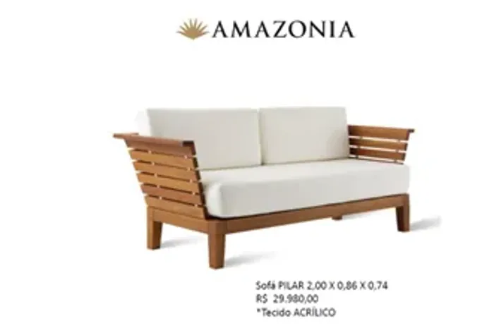 Sofá Pilar da Amazônia Móveis