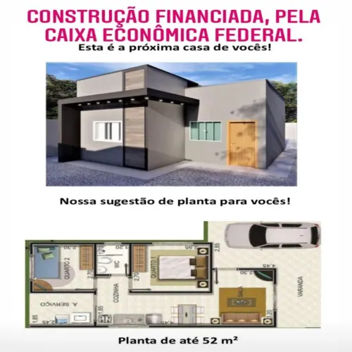 Construção financiada pela Caixa Econômica Federal