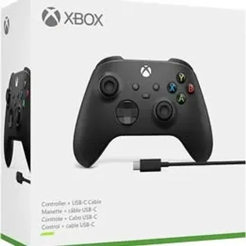 Controle Sem Fio Xbox Series Carbon Black Preto + Cabo ou 12X 38,41