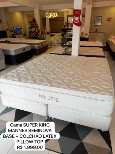 Cama KING MANNES TOP DE LINHA - Entrego! 