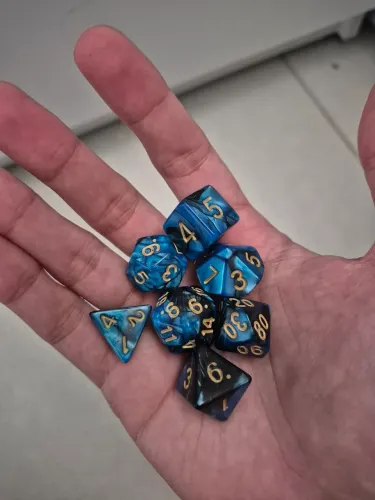 Kit 7 dados RPG
