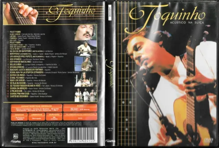 Dvd Original - Toquinho - Acústico Na Suíça - Dvd - Usado