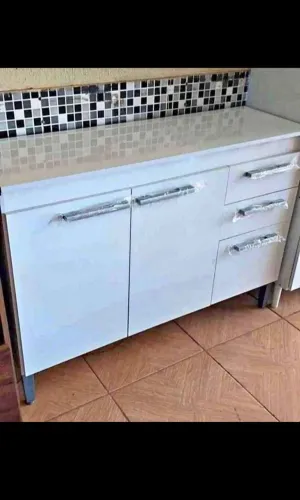 Balcão de Cozinha Novo branco