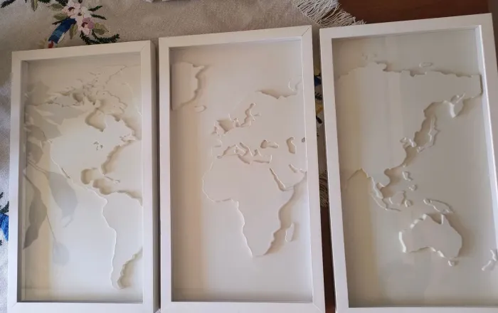 Quadros Mapa Mundi