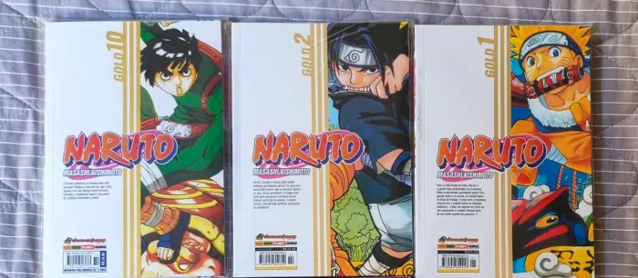 Mangás Naruto - Volumes 1, 2 e 10