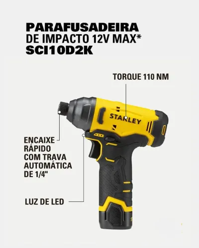 Parafusadeira de Impacto Profissional - Ferramentas com o melhor preço e parcela em 10x