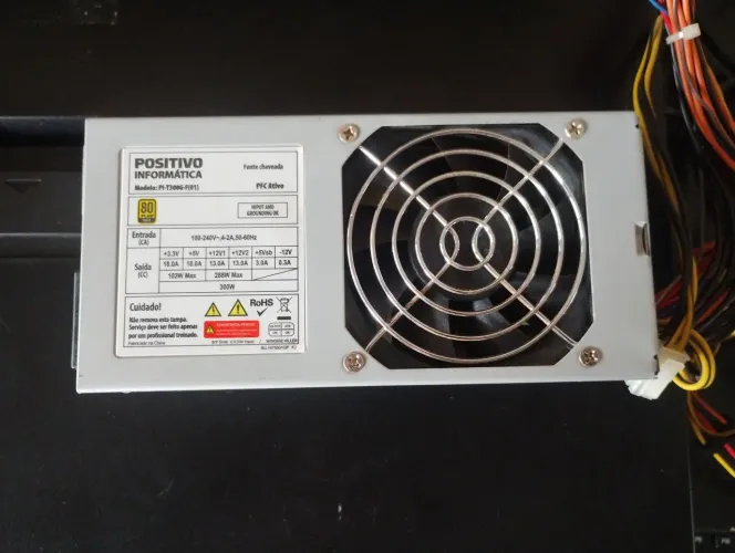 Fontes Pc 300W - 80 plus