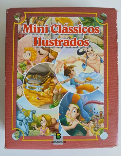 Livrinho Mini Clássicos Ilustrados Histórias Aladim Crianças Literatura Infantil Menino