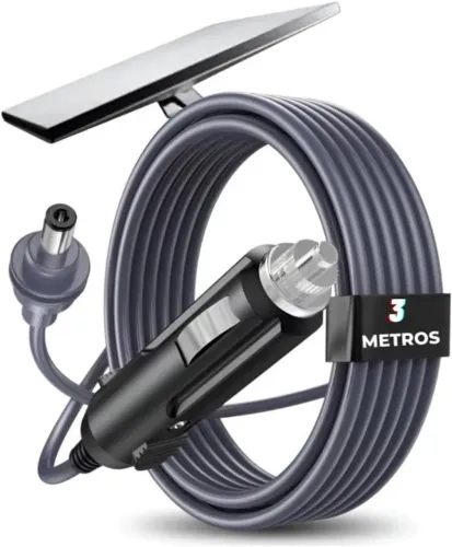 Cabo De Carregamento Para Starlink Mini 12/24V Cinzeiro 3m