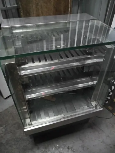 Balcão expositor Refrigerado 80x65x85, 220v, aço inox,