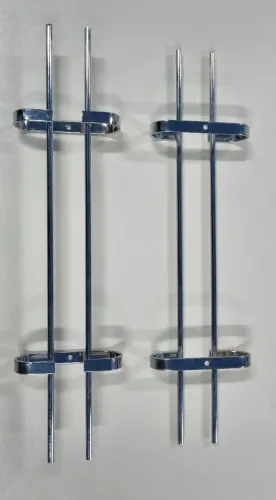 Porta Taças Cromado para Cozinha - Par
