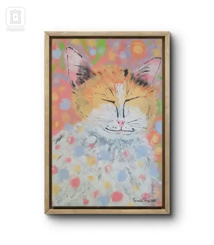 Pintura Única e Original "Sonhos" do Artista Reinaldo Hingel da Feira Hippie de Ipanema