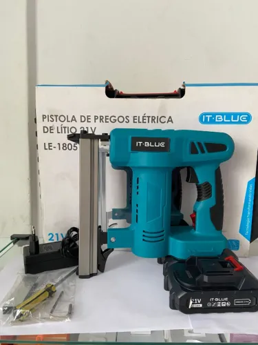 Máquina De Pregos Elétrica Portátil Bateria De Lítio 21v an1