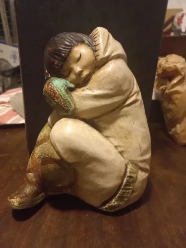 Eskimo Girl ou Nino Esquimal. - Lladro