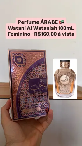 Perfume Watani Al Wataniah 100mL - Original e Lacrado
