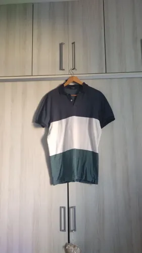 Camisa Polo Color Block