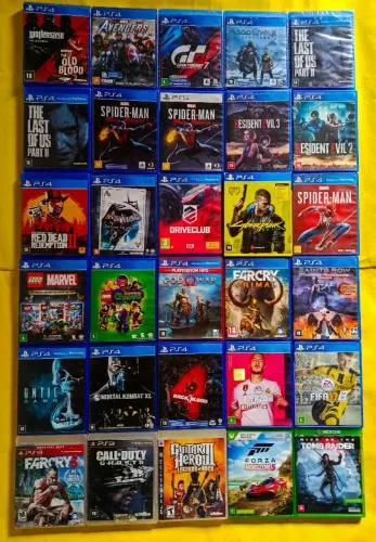JOGOS DE PS3, PS4, PS5 e XBOX ONE