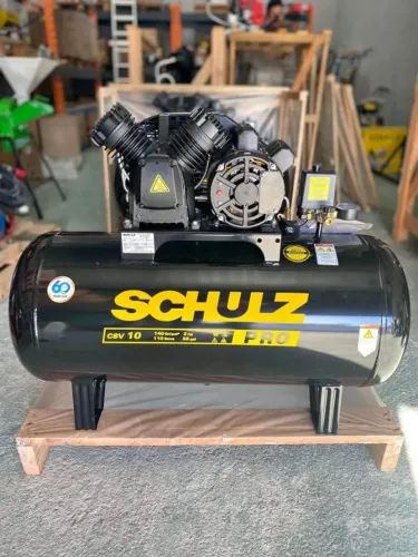 Compressor de Ar Profissional CSV 10 Pés 110L 2HP Monofásico - Schulz (Loja)