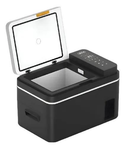Mini Geladeira Portátil KNUP KP-RC02 - 30L 12V/24V Automotiva/Caminhão Digital Novo