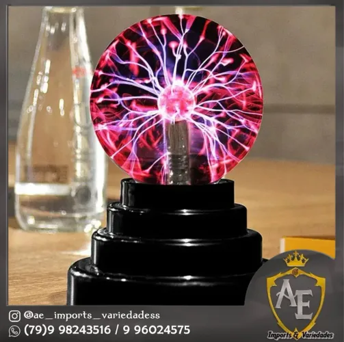 Luminária Plasma: Decore com Tecnologia!