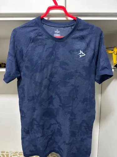 camiseta camuflada ALPHA CO - AZUL