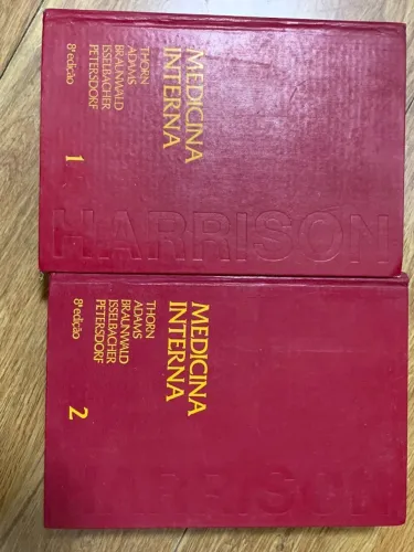 Livro Medicina Interna Vol. 1 e 2 Thorn adams Capa Dura