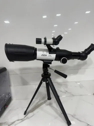 Telescópio Astronômica l  JIEHE  350x60 para observadores do céu 