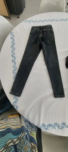 Calça Jeans Infantil - Cinza Escuro Zara