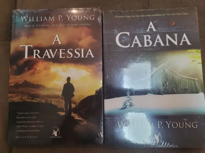 Livros A Travessia e A Cabana - William P. Young