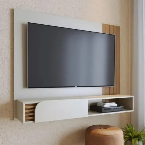 Painel Home Suspenso Jurerê - Sofisticação e Funcionalidade para Sua Sala