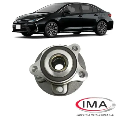 Cubo Roda Dianteiro Corolla 1.8/2.0 20/ C/ Rolamento C/ Abs 5 Furos Cod: 042514