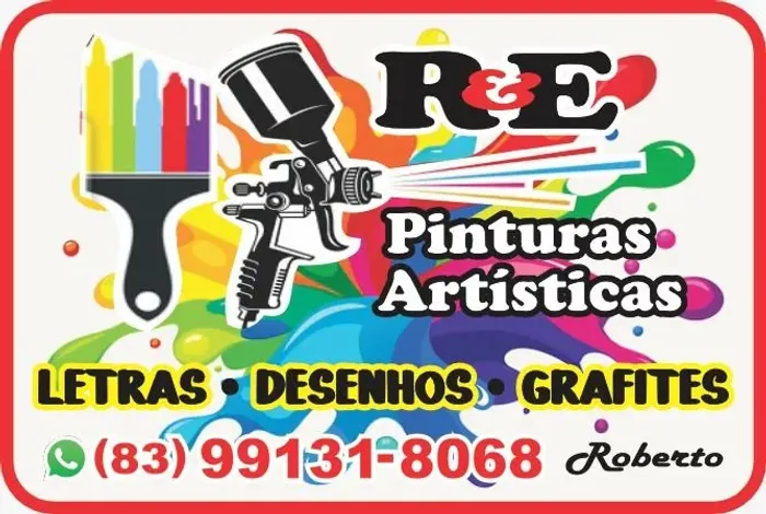 Pintor letrista e desenhos