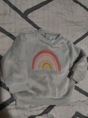 Blusão bebê fleece 6-9m TEX