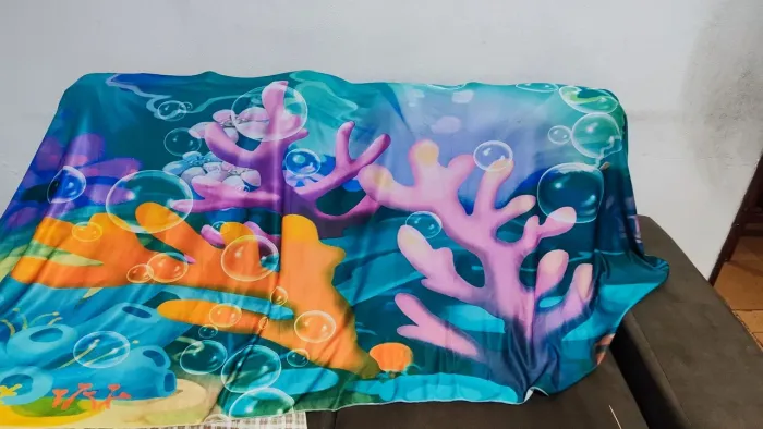 Painel de fundo do mar 