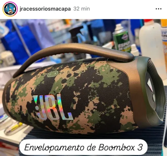 Envelopamento de Caixa de Som JBL Boombox 