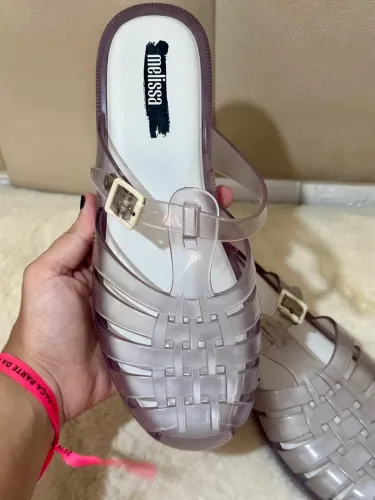 Sandália Transparente Melissa 38 Feminina Usada!